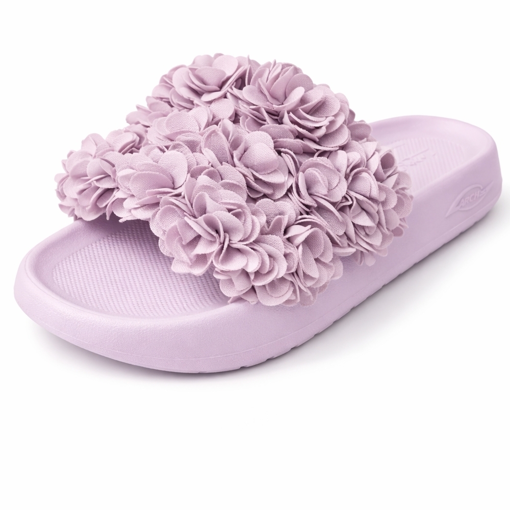 LAVENDER BLOOM Skechers Foamies ✨ Viral Comfort Slides ✨ 💜 Must-Have Color 💜 - Picture 3 of 8